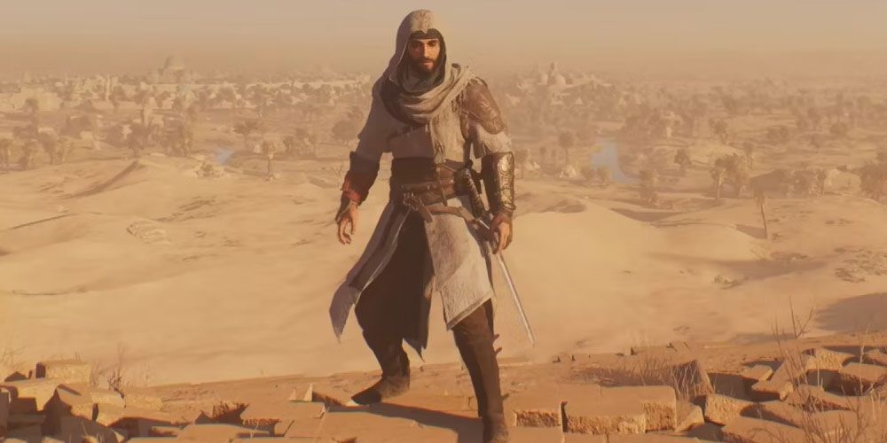 Basim Ibn wearing Initiate of Alamut Assassin&rsquo;s Creed Mirage.