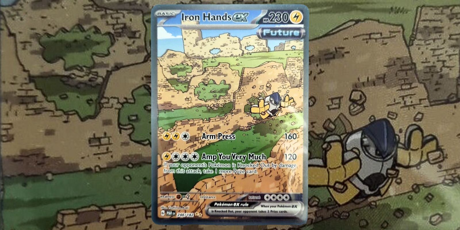 Iron Hands ex Pokemon TCG Paradox Rift Card 248