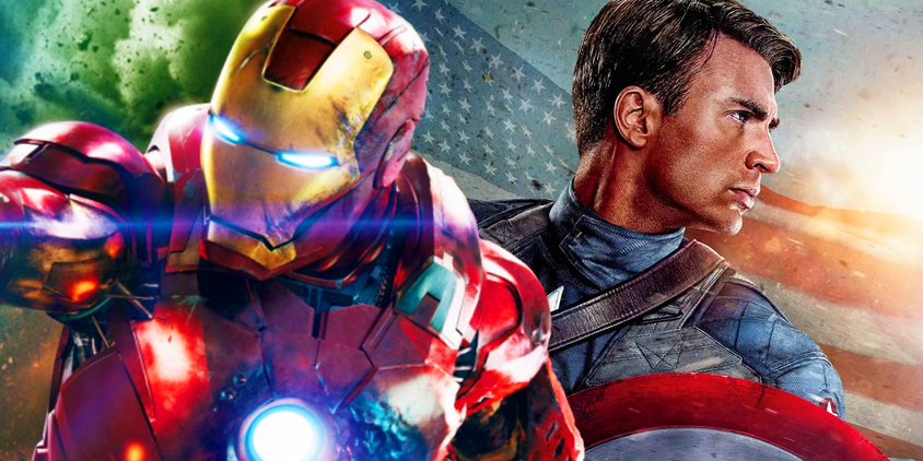 Iron Man and Captain America in the MCU