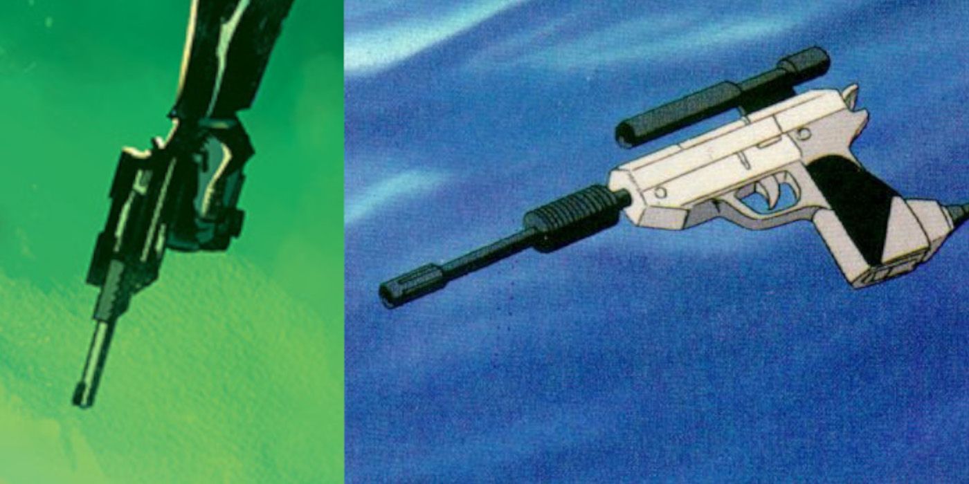 A arma do Comandante Cobra do novo Universo Energon da Skybound se parece muito com a forma de arma de Megatron