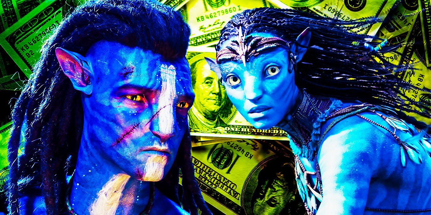 Jake and Neytiri in Avatar and money