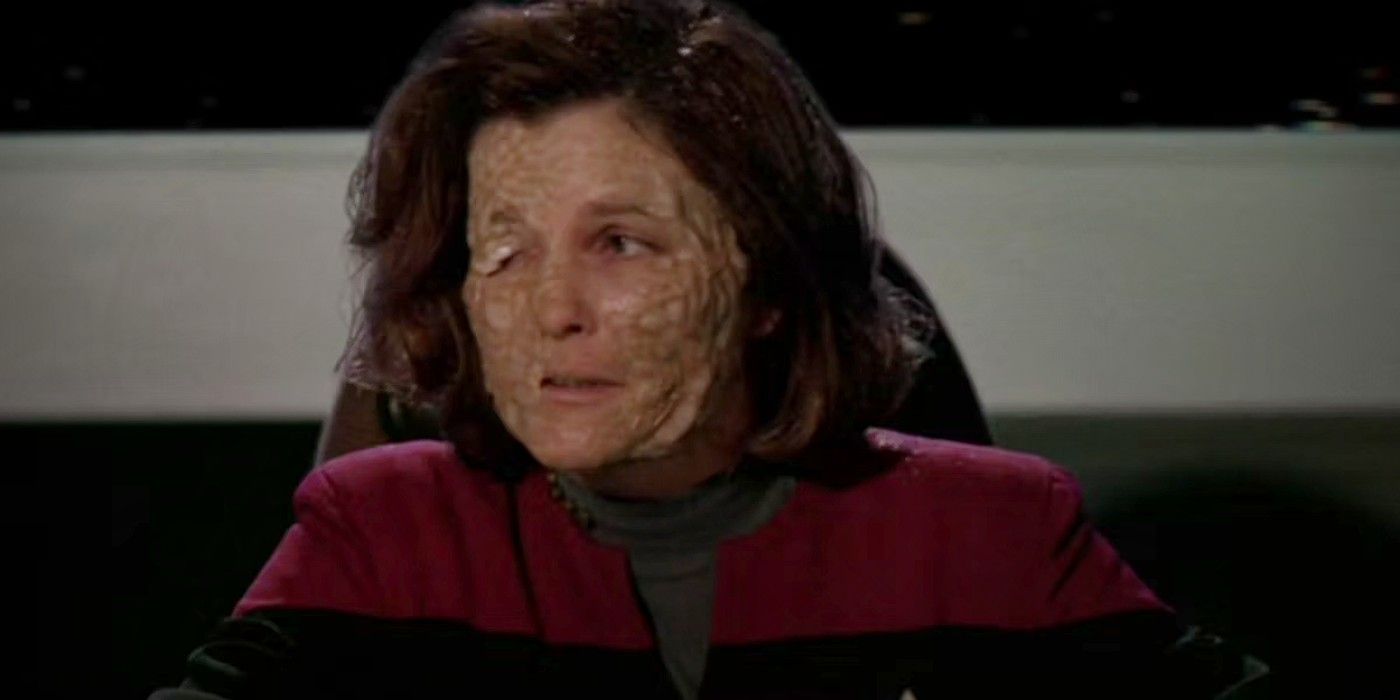 Janeway's duplicate in the Star Trek: Voyager episode 