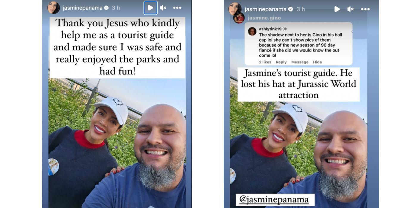 90 Day Fiance star Jasmine Pineda&rsquo;s Instagram Story about tourist guide at Universal Studios