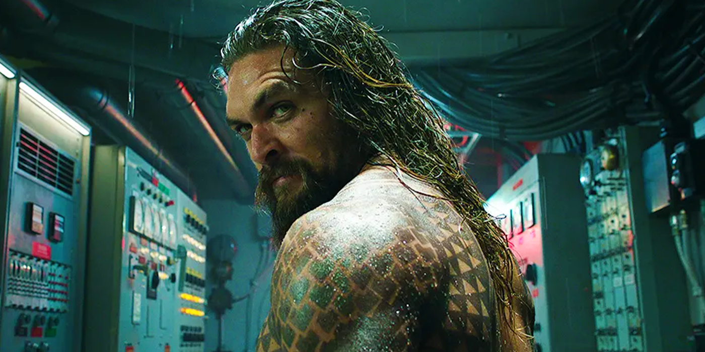 Jason Momoa as Aquaman in the DCEU