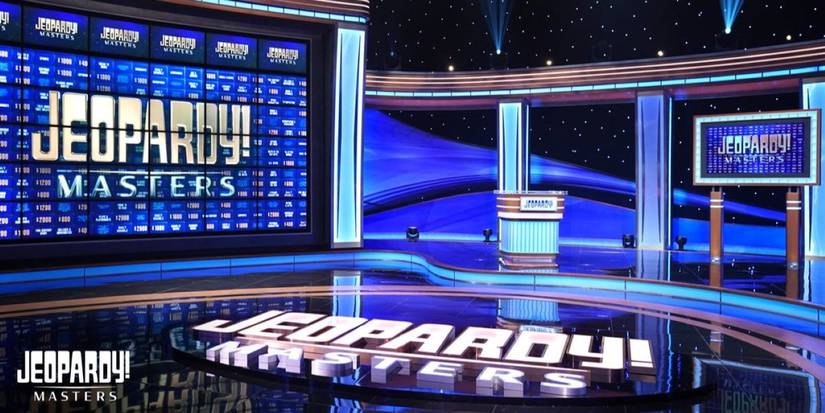 Jeopardy! Masters empty stage.