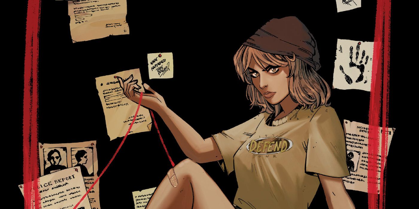 Featured Image: close up of Jill on the cover of Oni Press' Jill and the Killers #1