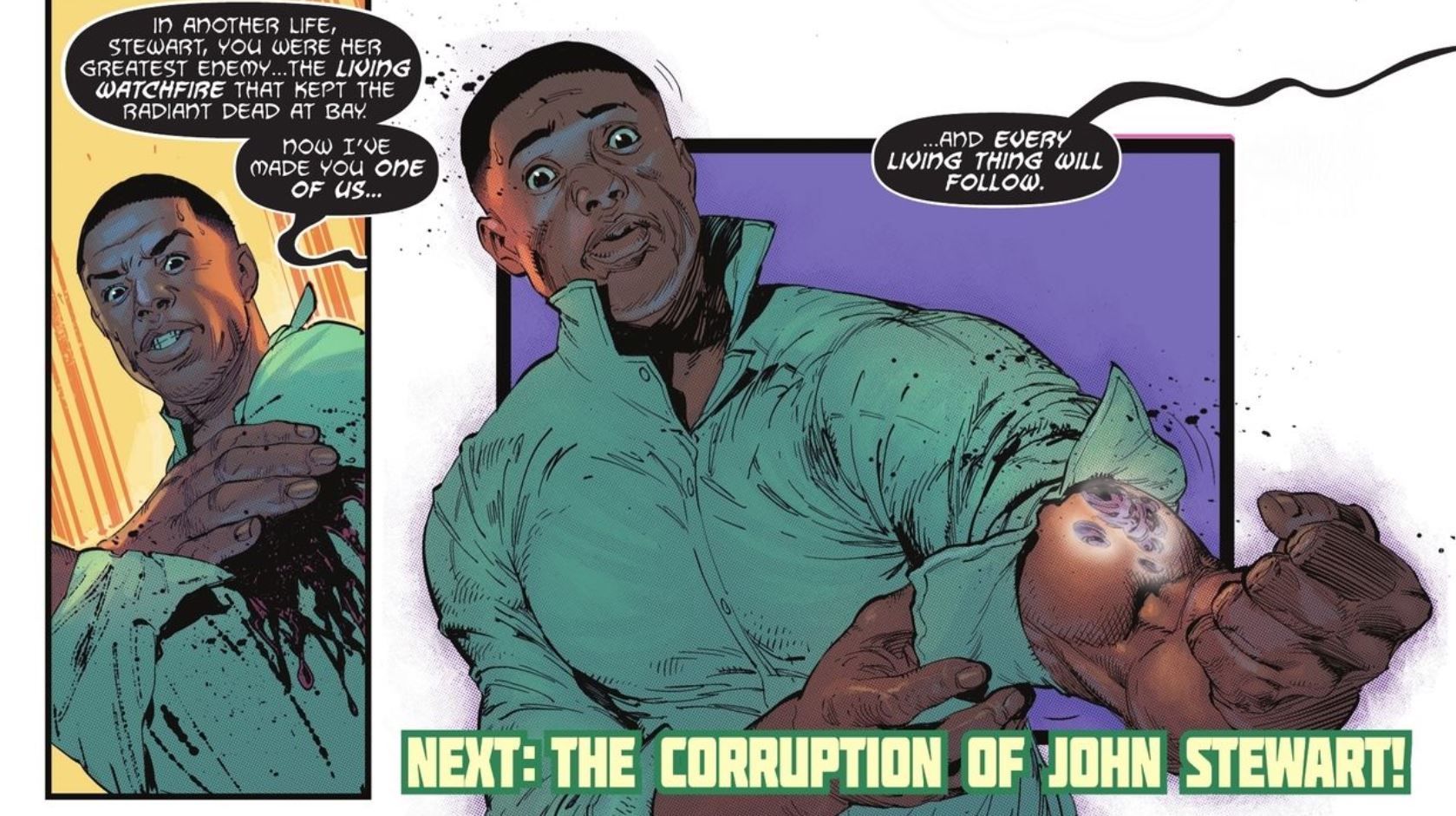 John Stewart Corrupted by Radiant Dead DC