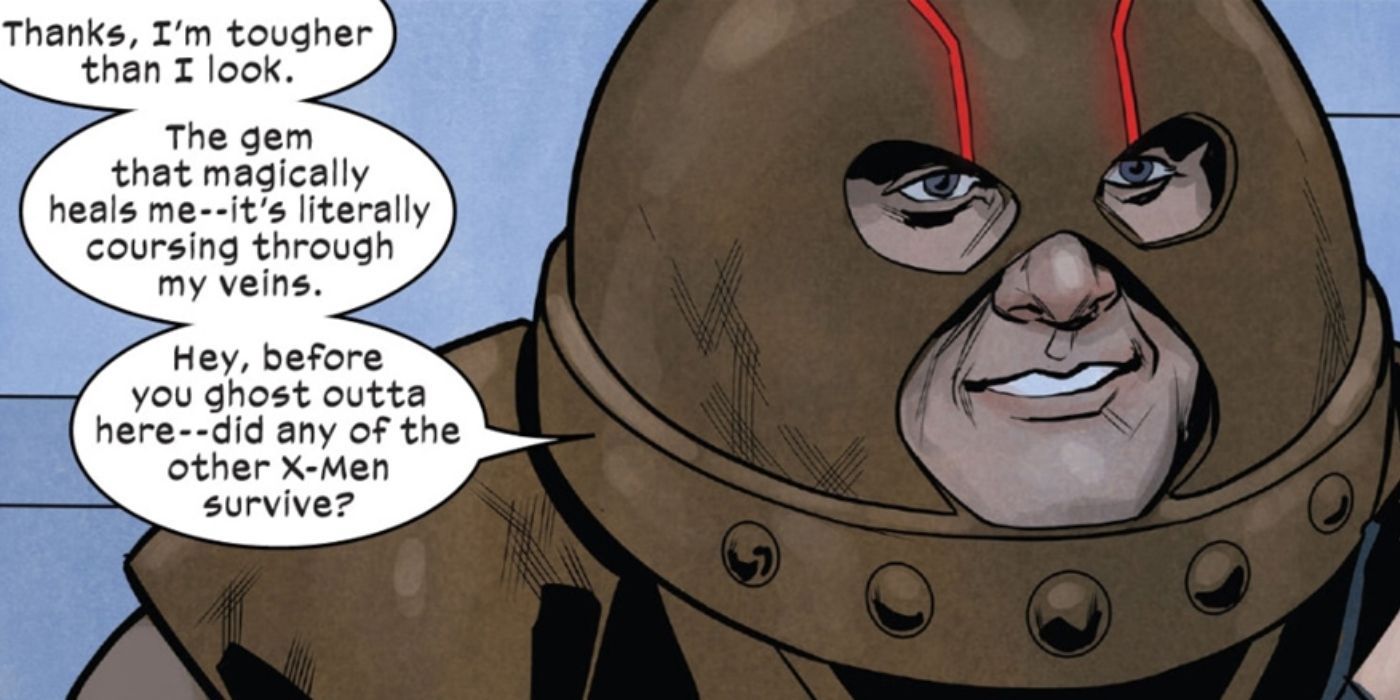 Juggernaut explaining his healing factor.