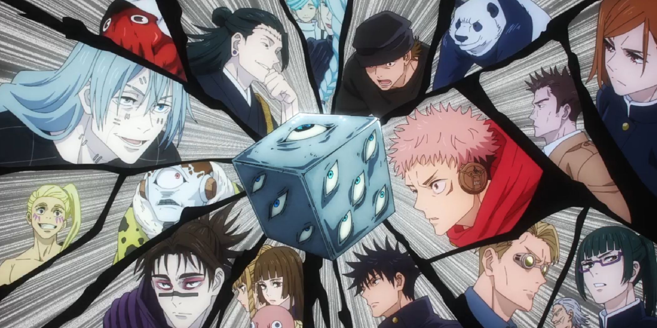 Jujutsu Kaisen Shibuya Incident Arc action sequence featuring every major character featured in the arc.