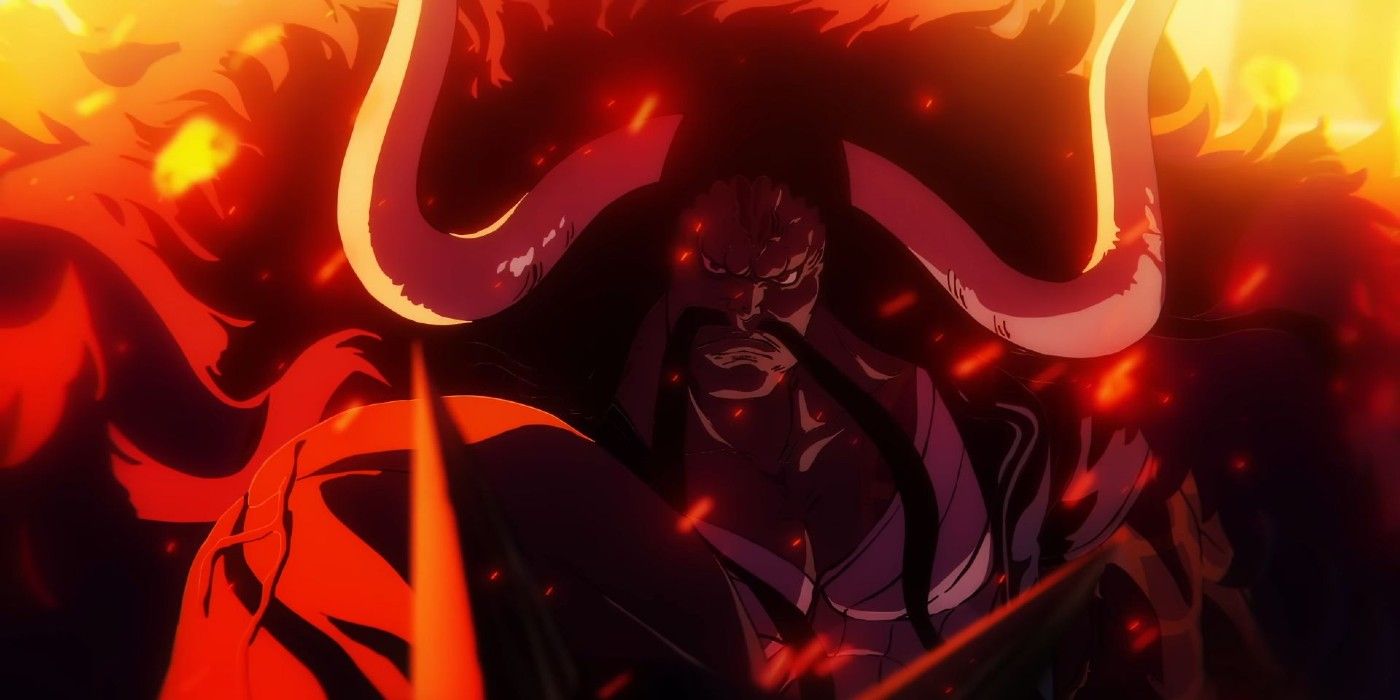 Kaido looks intimidating in One Piece