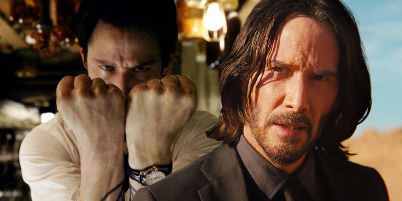 Keanu Reeves in Constantine and John Wick 4