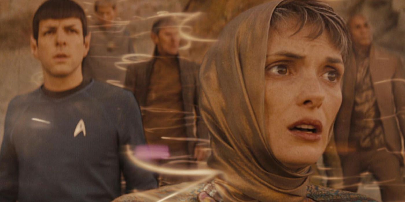 Kelvin Spock with his mother Amanda before Vulcan’s Destruction