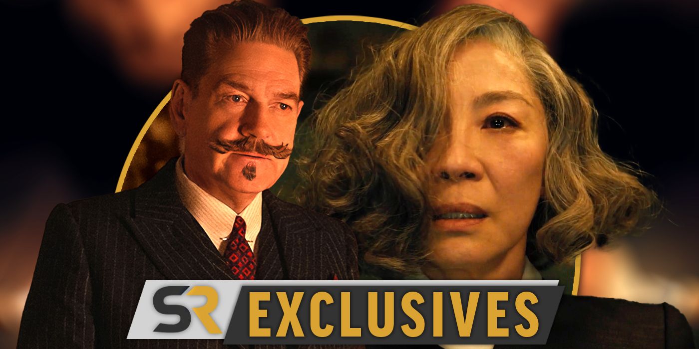 Kenneth Branagh and Michelle Yeoh in A Haunting in Venice Exclusive header
