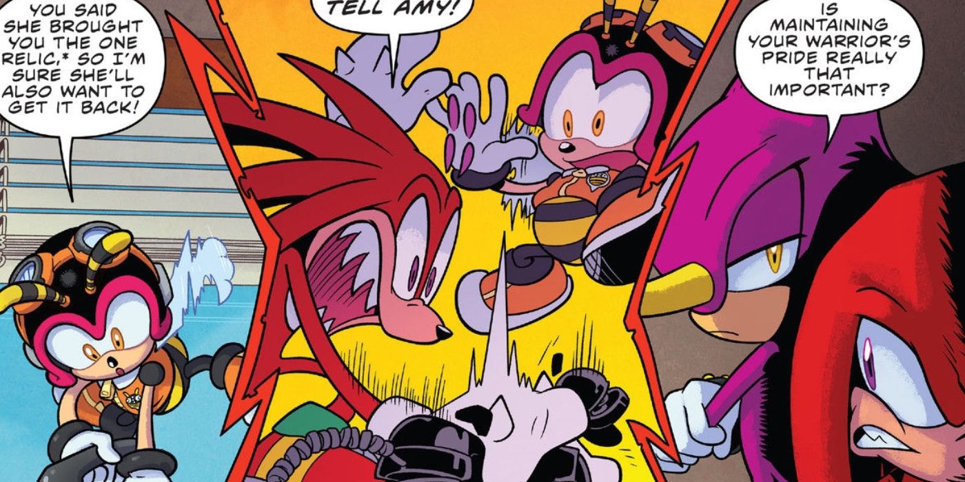 Why Idws Sonic The Hedgehog Needs To Keep Knuckles Iconic Chaotix Team Together