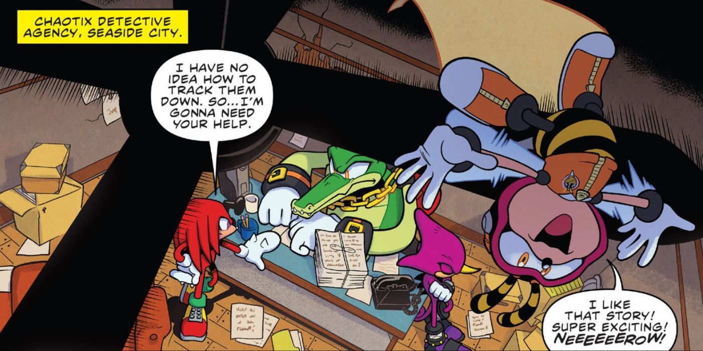Knuckles needs the Chaotix&rsquo;s help
