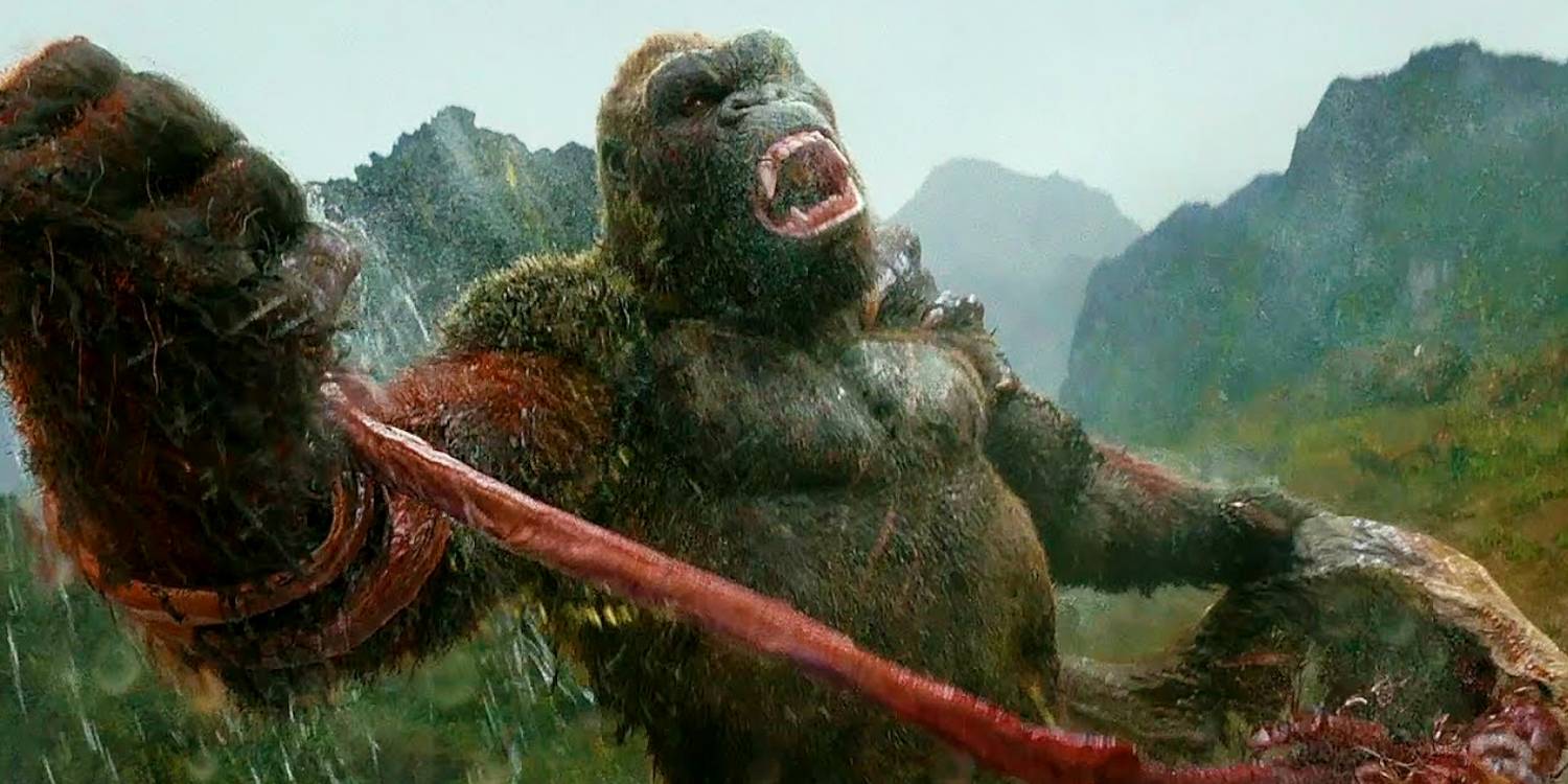 Cena de Kong; A Ilha da Caveira (Reprodução)