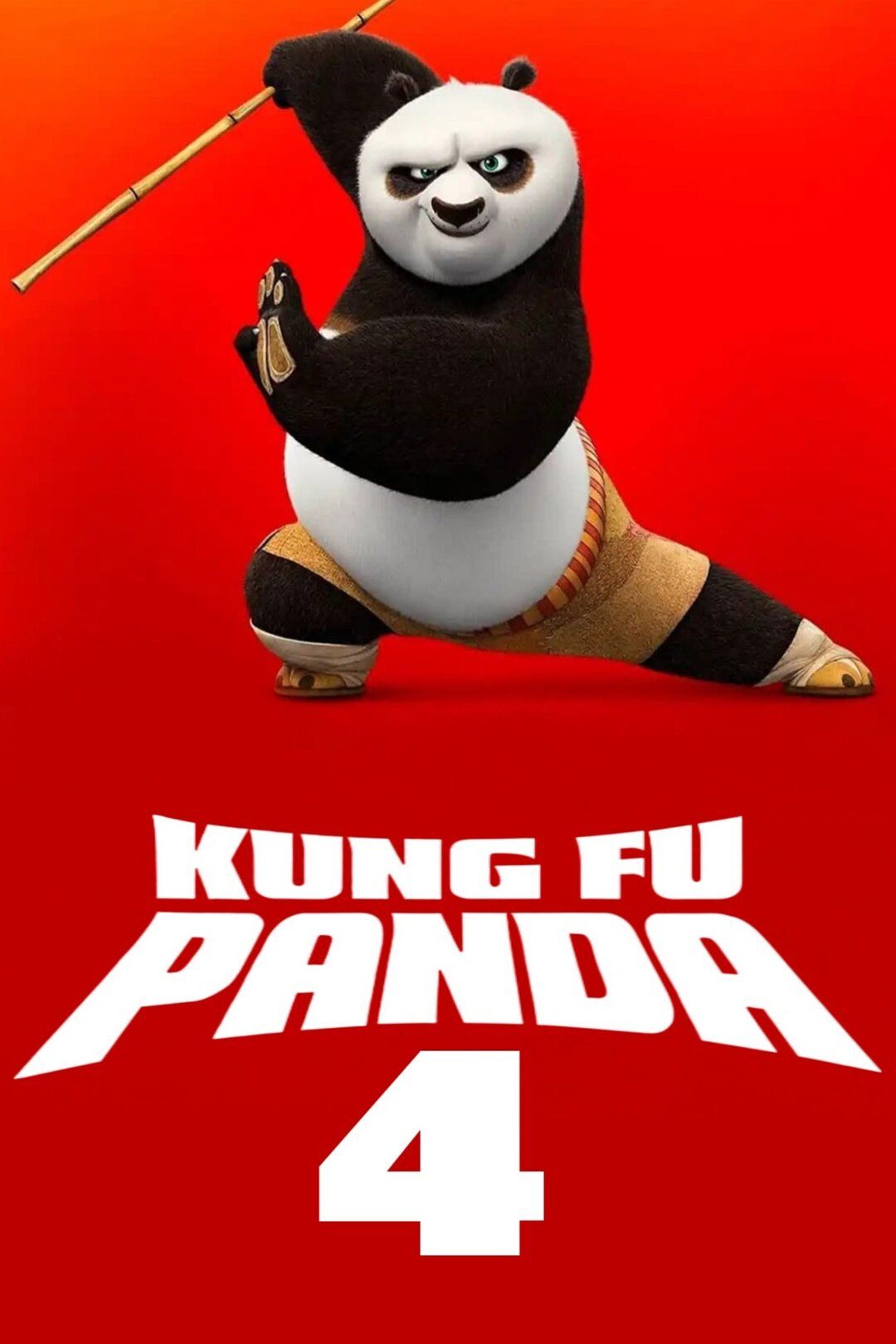 Kung Fu Panda 4 Temp Movie Poster