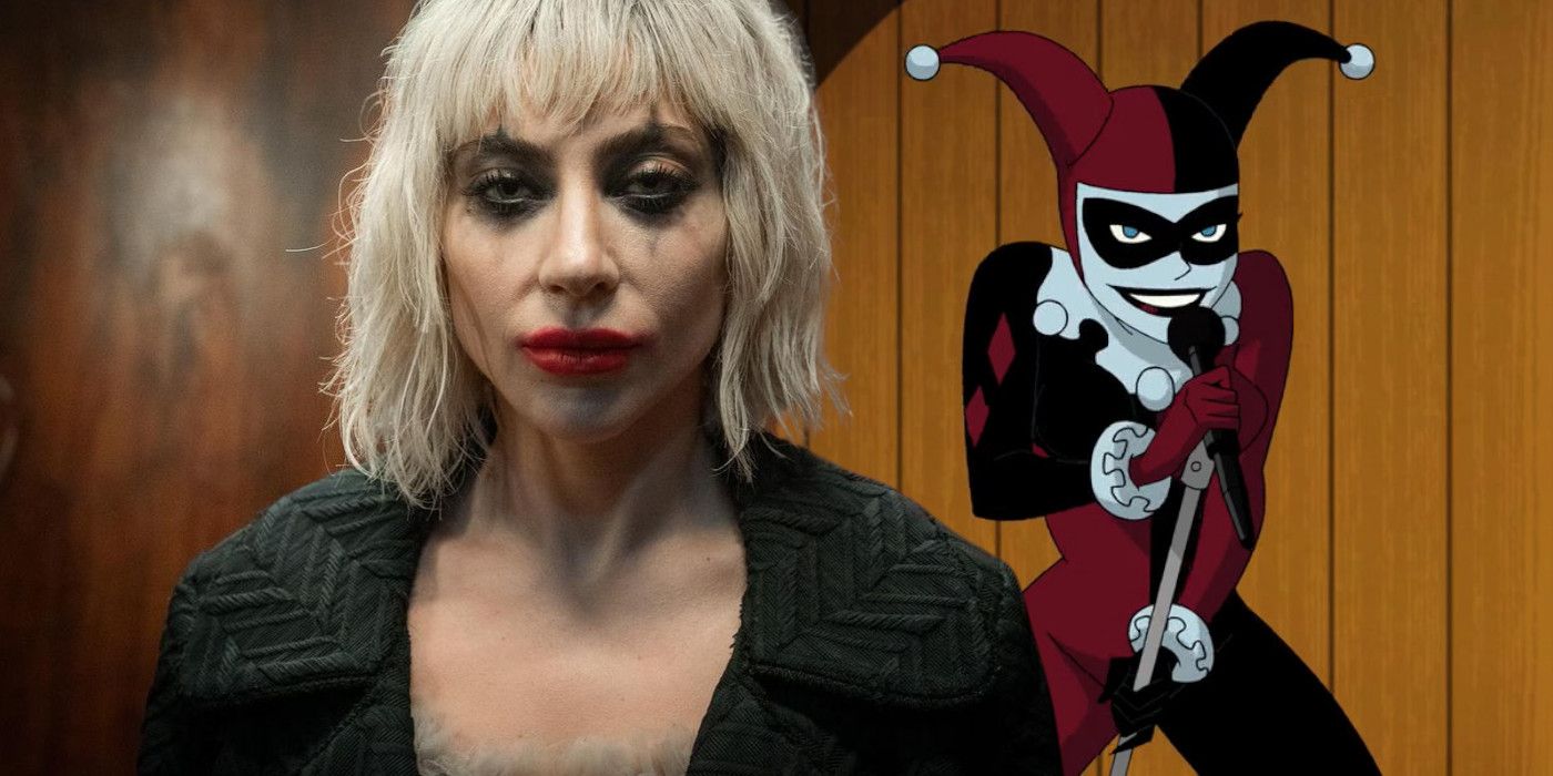 Lady Gaga and classic Harley Quinn