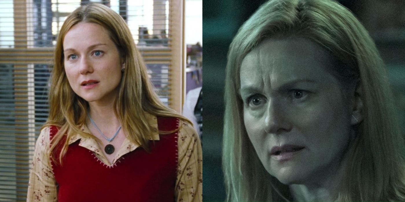 Laura Linney as Sarah and Wendy Byrde.