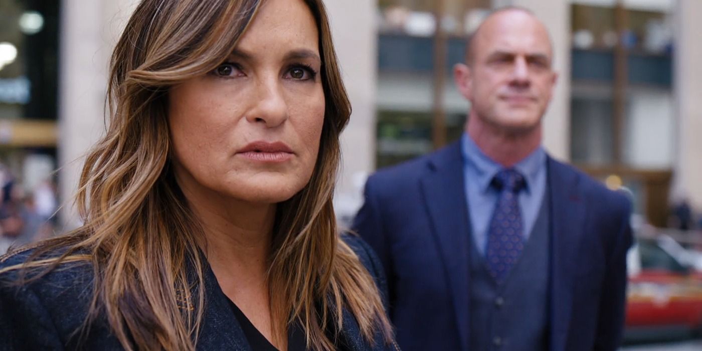 Benson and Stabler look serious in Law & Order SVU 