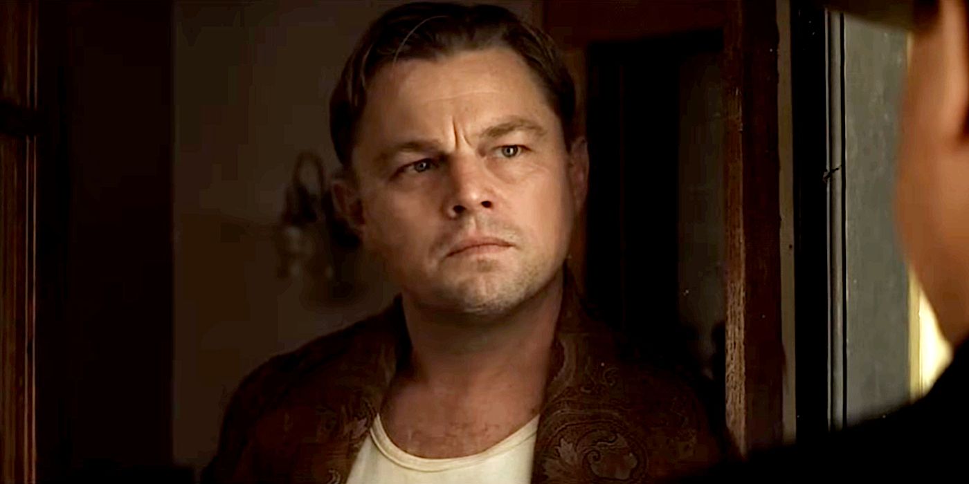 Leonardo DiCaprio Frowning in Killers of the Flower Moon