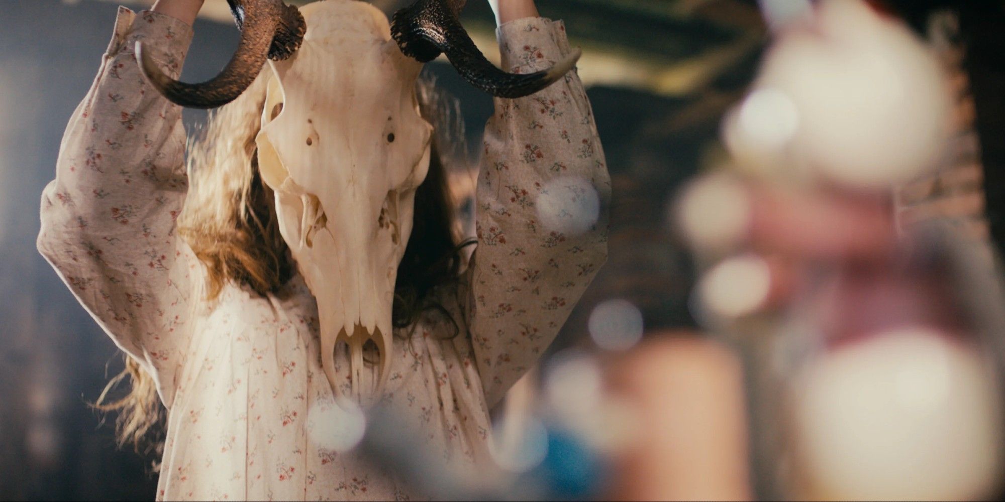 lesapan leshy girl with goat skull
