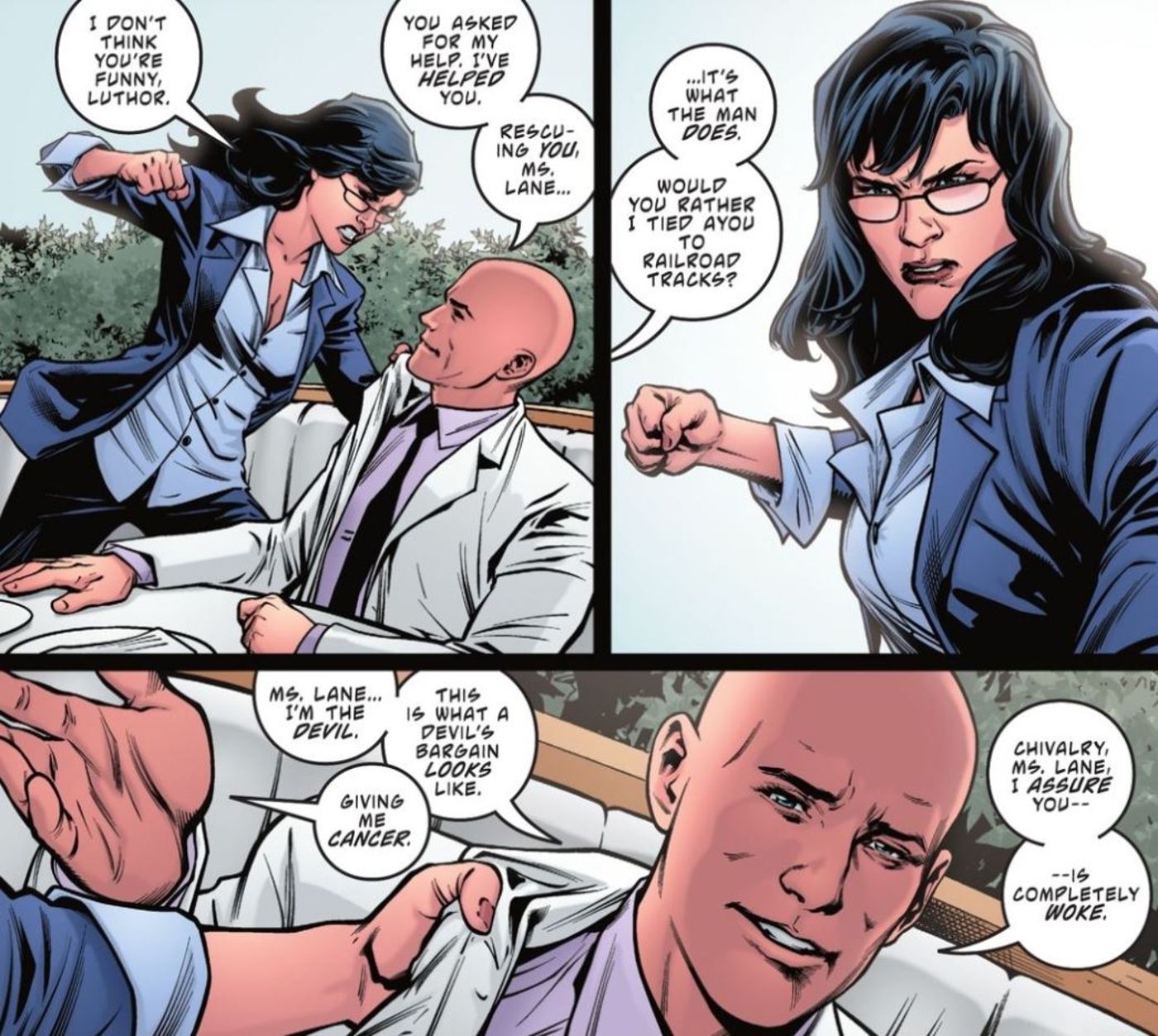 Lex Luthor Gives Lois Lane Cancer DC