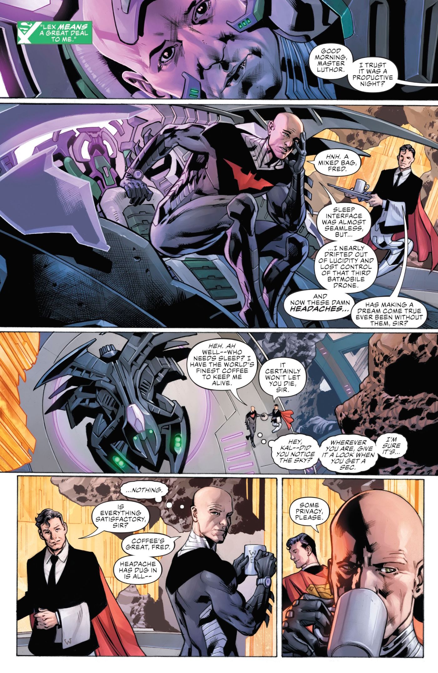 Lex Luthor is Batman on Earth-32, where he is married to Martian Superman