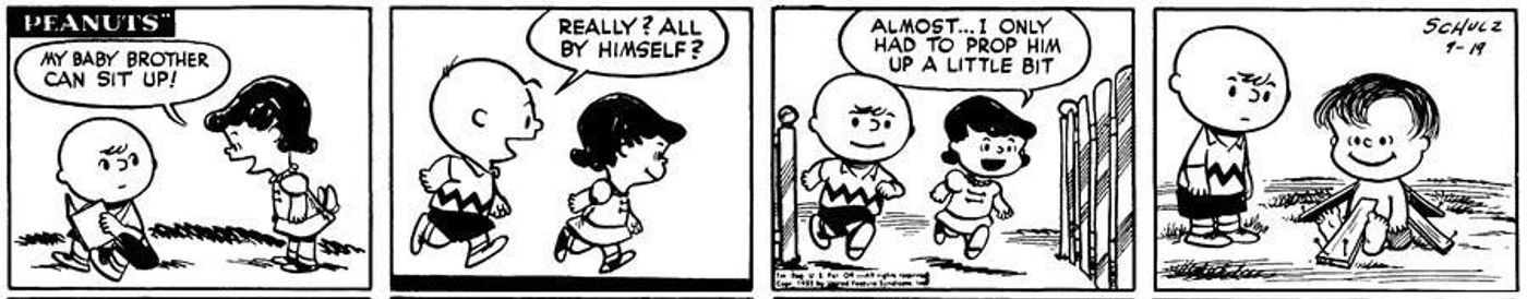 Linus' First Appearance in Peanuts