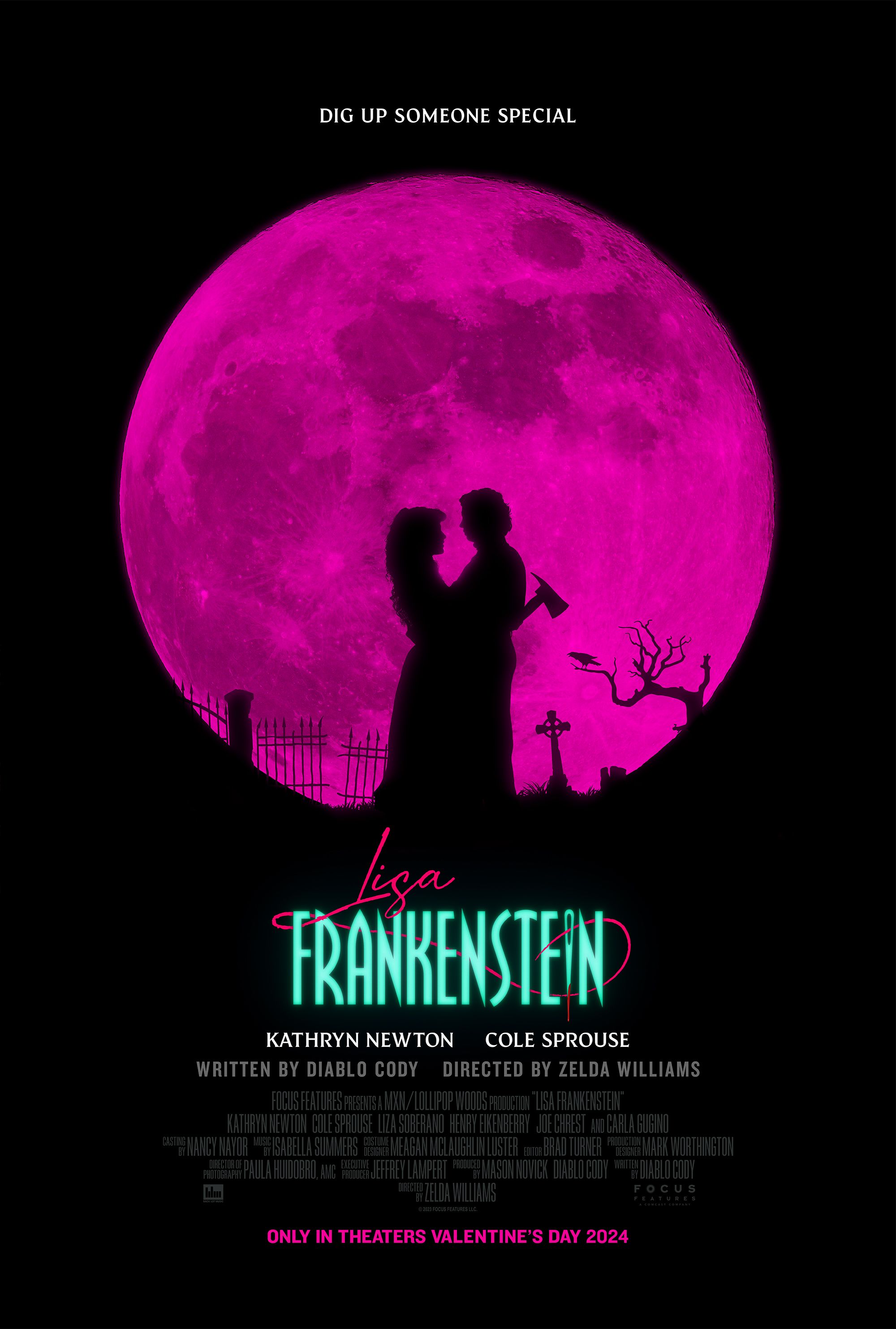 A poster for Lisa Frankenstein