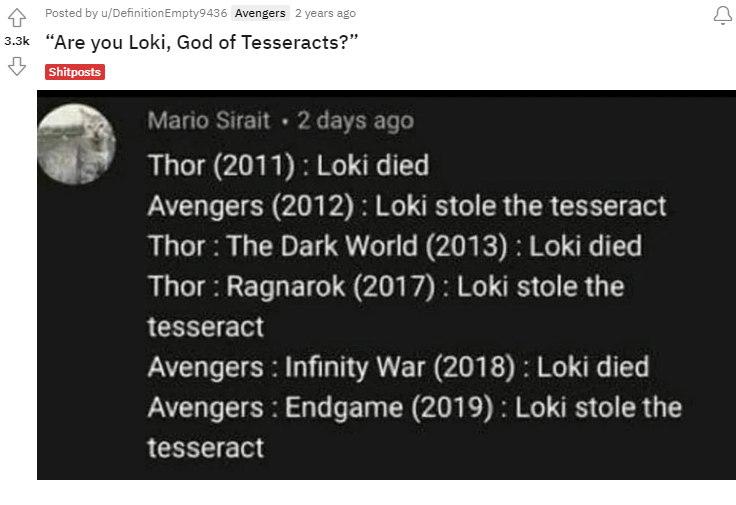 Loki God of Tesseracts