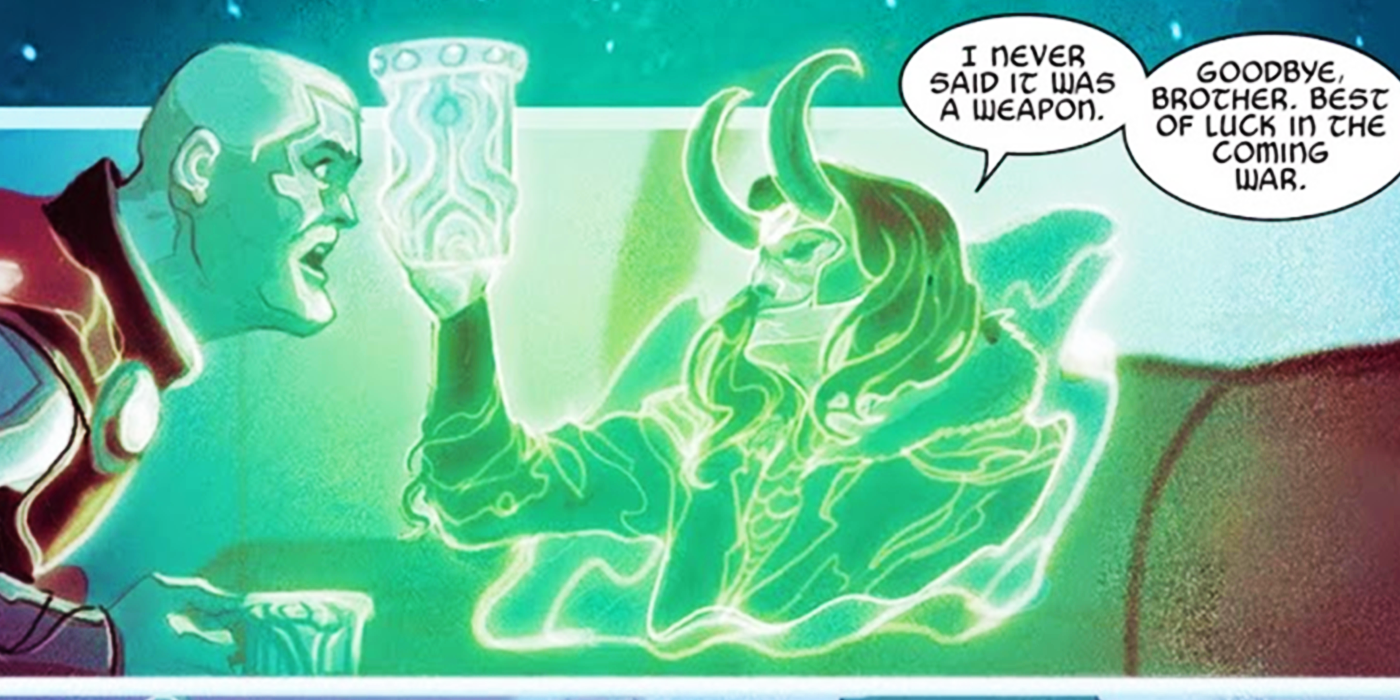 Loki teleporting in Marvel Comics