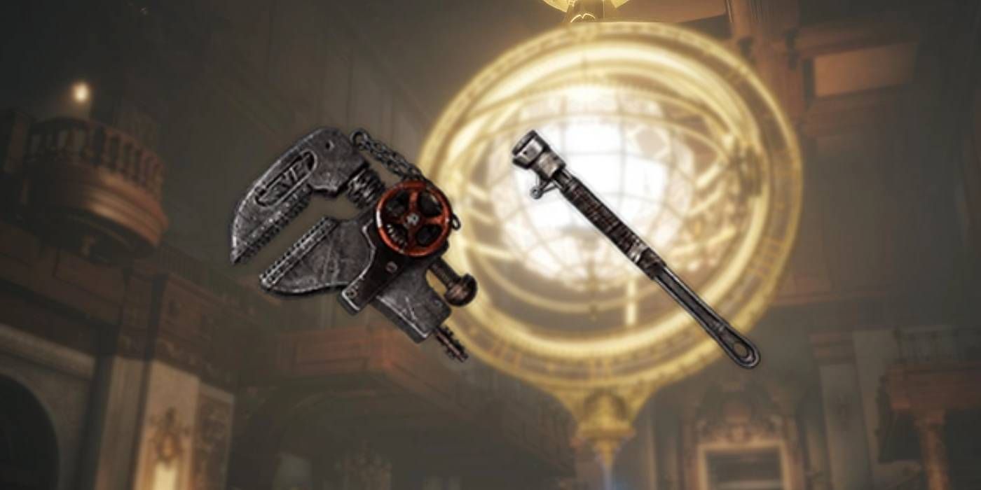Lies of P Big Pipe Wrench Weapon Blade and Handle