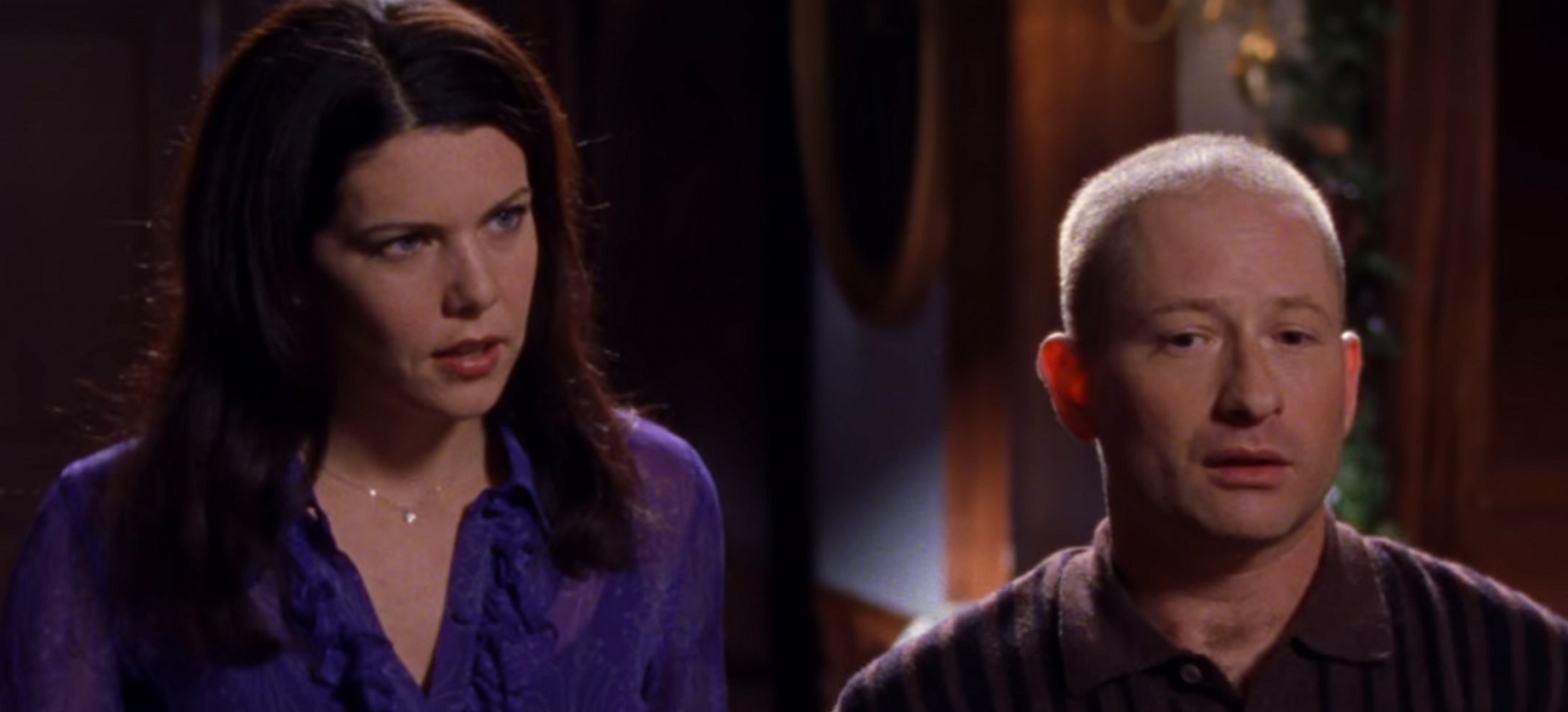 Lorelai and Rune on Gilmore Girls