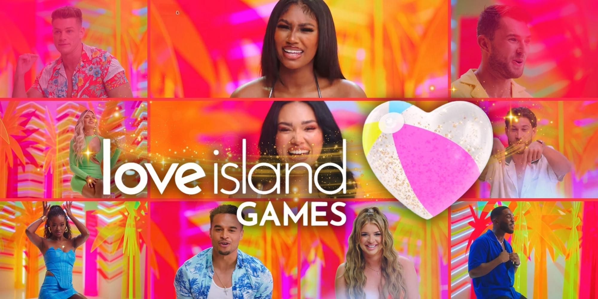 Montage of Love Island Games cast members