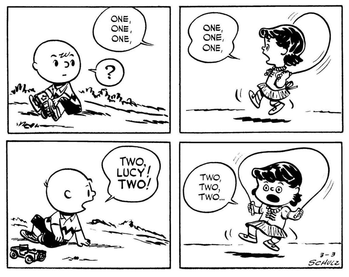 Lucy's First Appearance in Peanuts