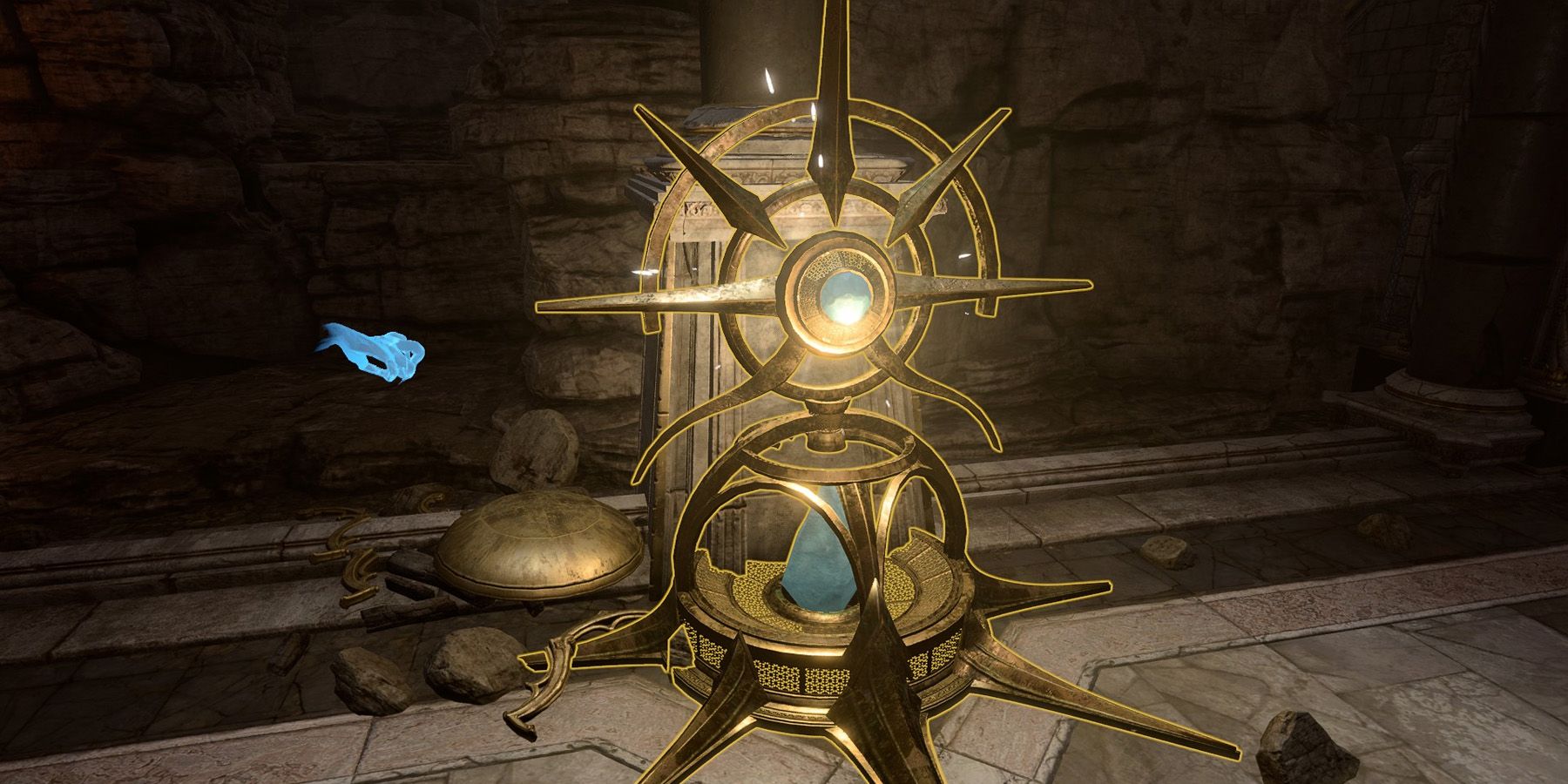 Mage hand interacting with a trap in Baldur&rsquo;s Gate 3.