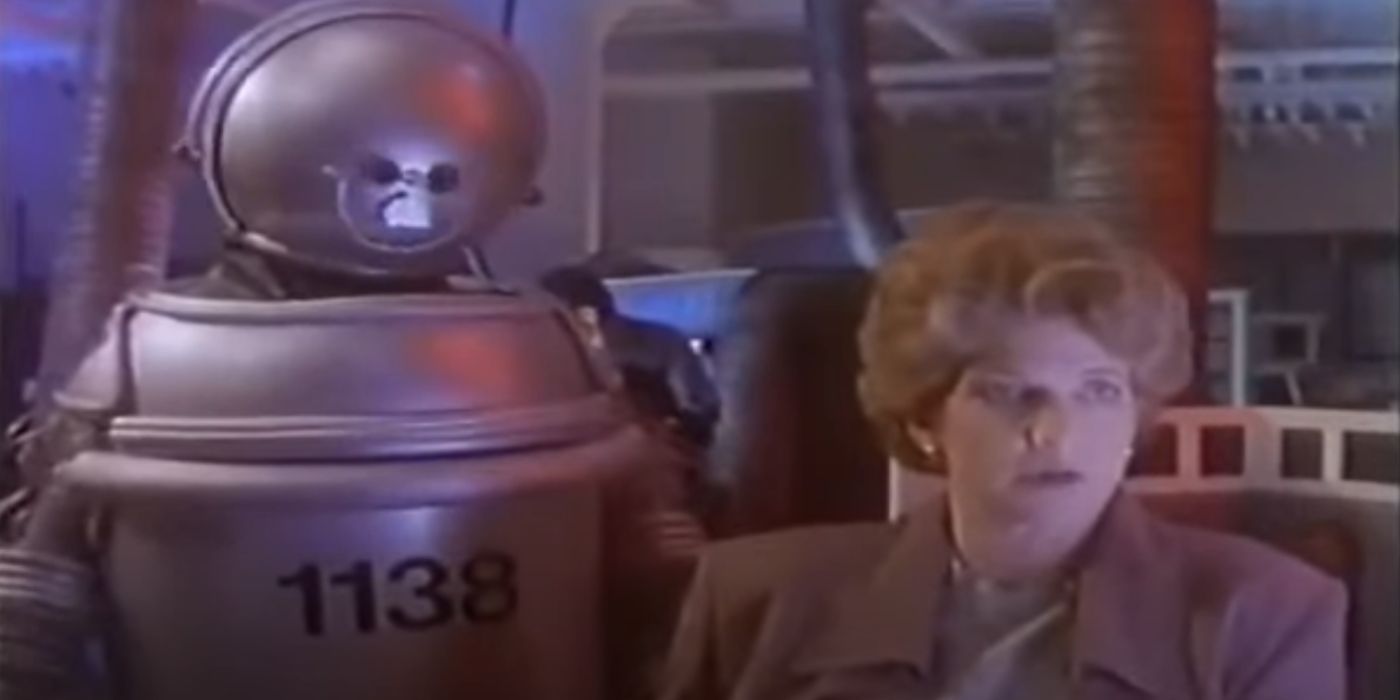 Still from Asimov Adaptation Robots 1988