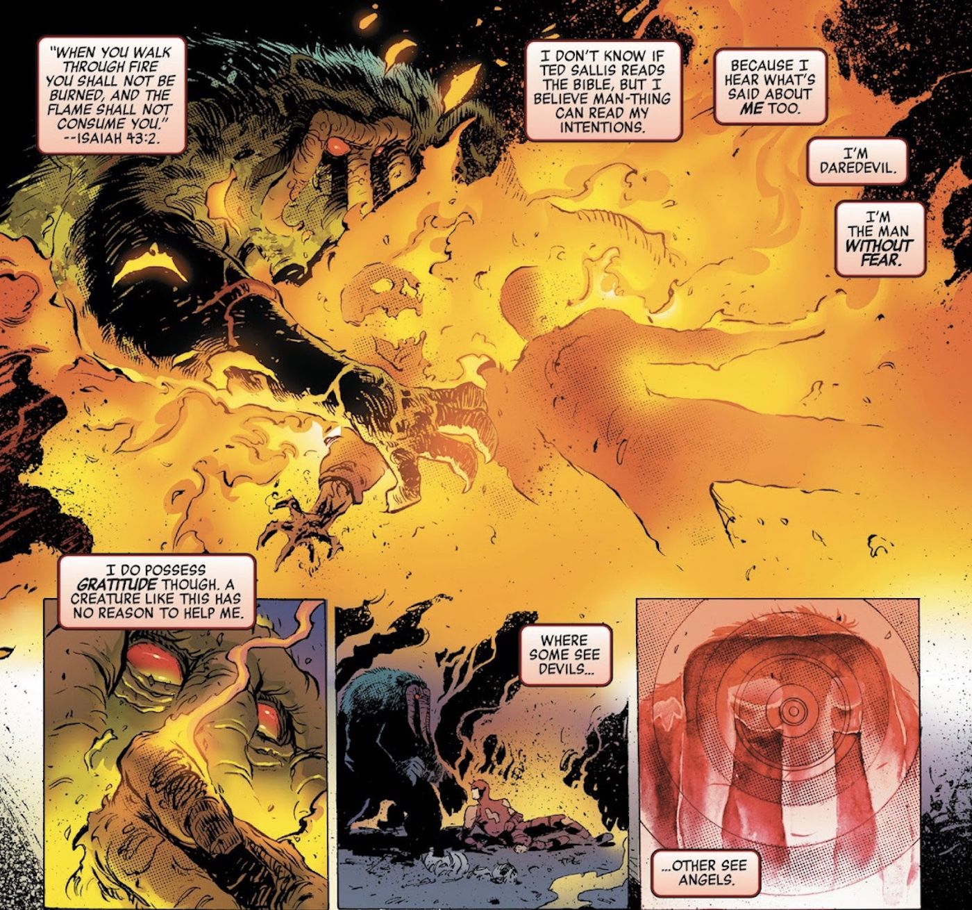 Man Thing and Daredevil