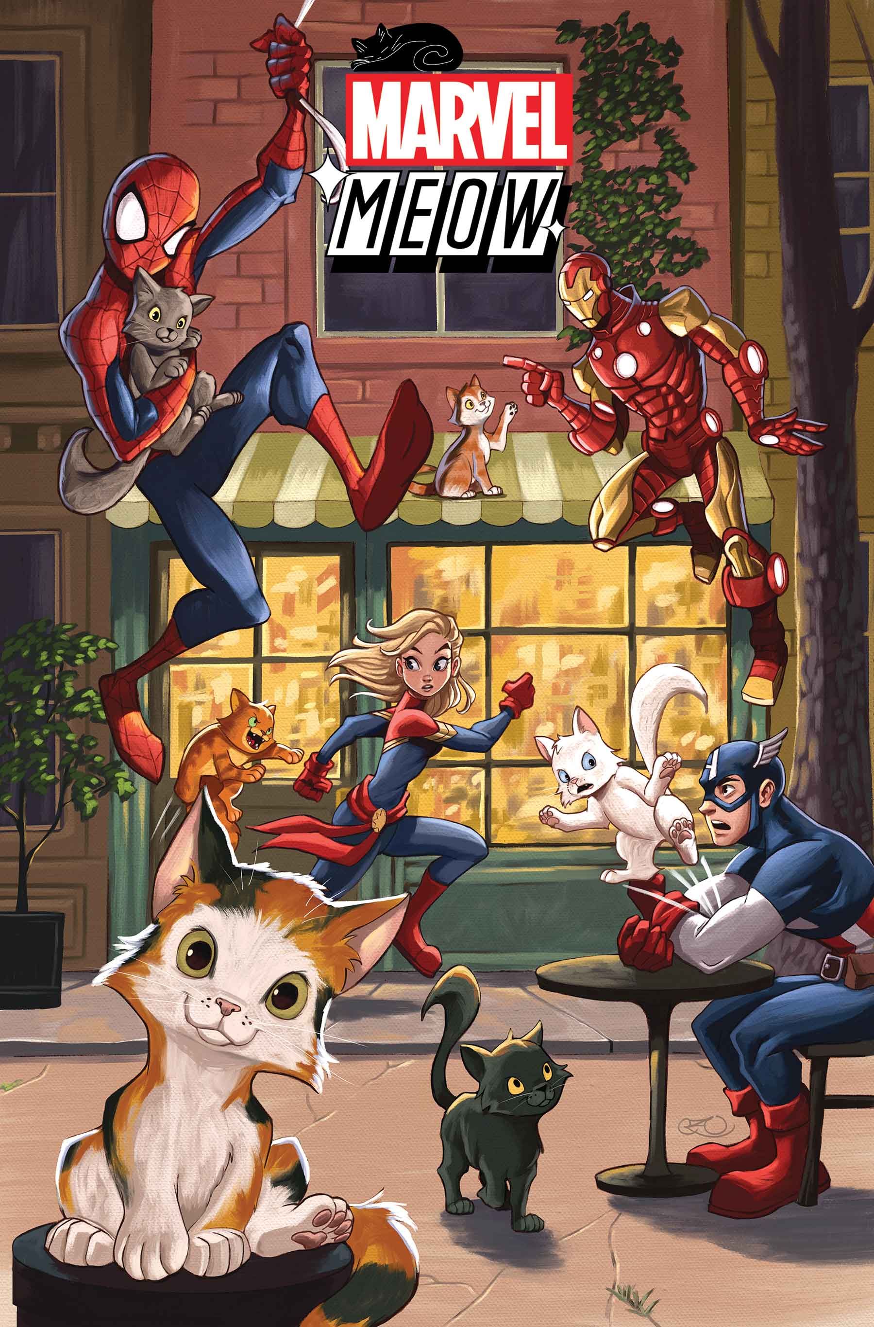Capa variante do Marvel Meow por Chrissie Zullo