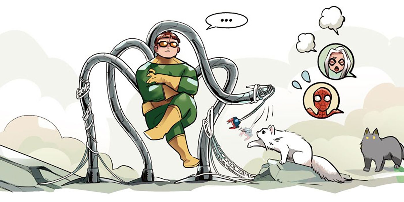 Marvel Meow Doc Ock com gato