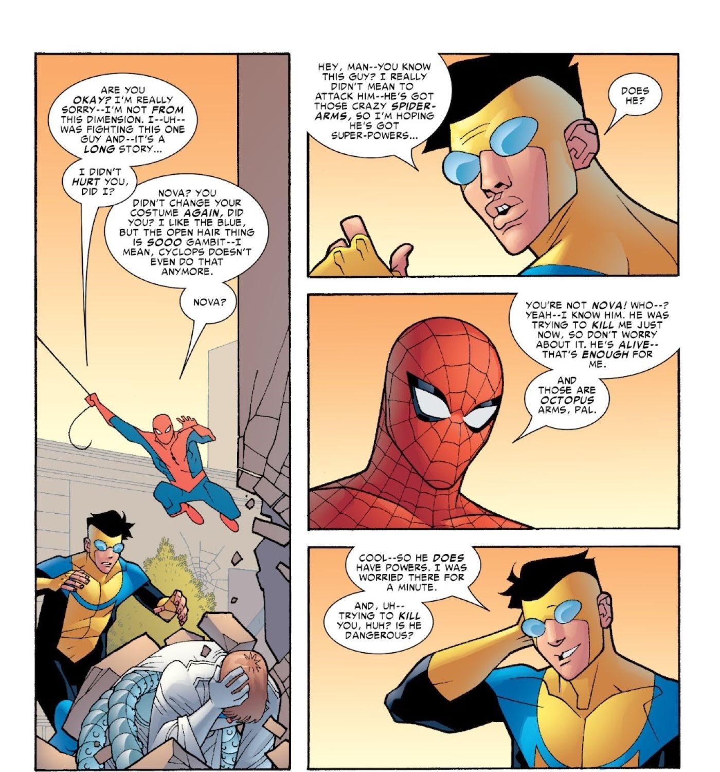 Even Spider-Man Mocks Invincible For 1 Part of His Costume