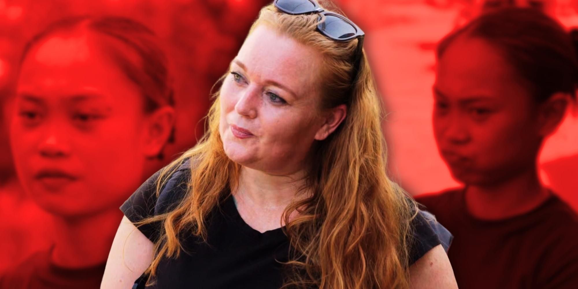 Montage of 90 Day Fiance&rsquo;s Mary Demasu-ay and Brandan DeNuccio&rsquo;s mother Angela