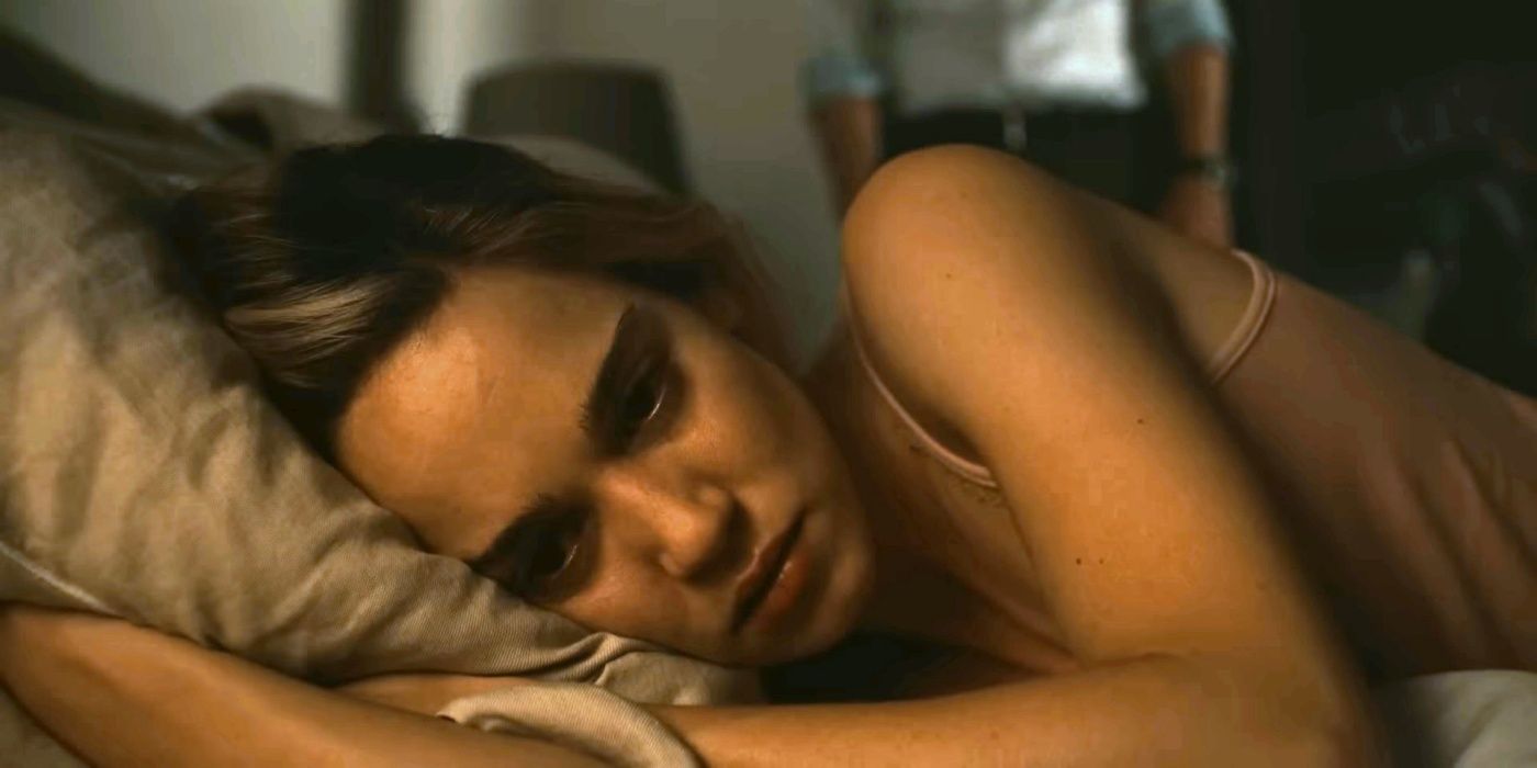 Matilda Lutz as Summer Elswick in Reptile on Netflix.