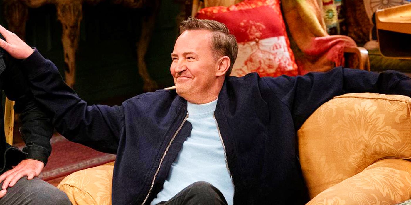 Matthew Perry during the Friends reunion on Max