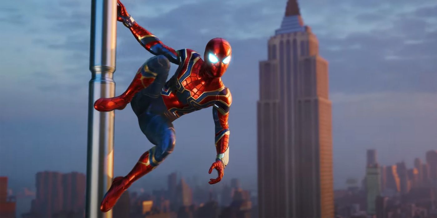 Peter's MCU Iron Spider as it appears in the Marvel's Spider-Man games