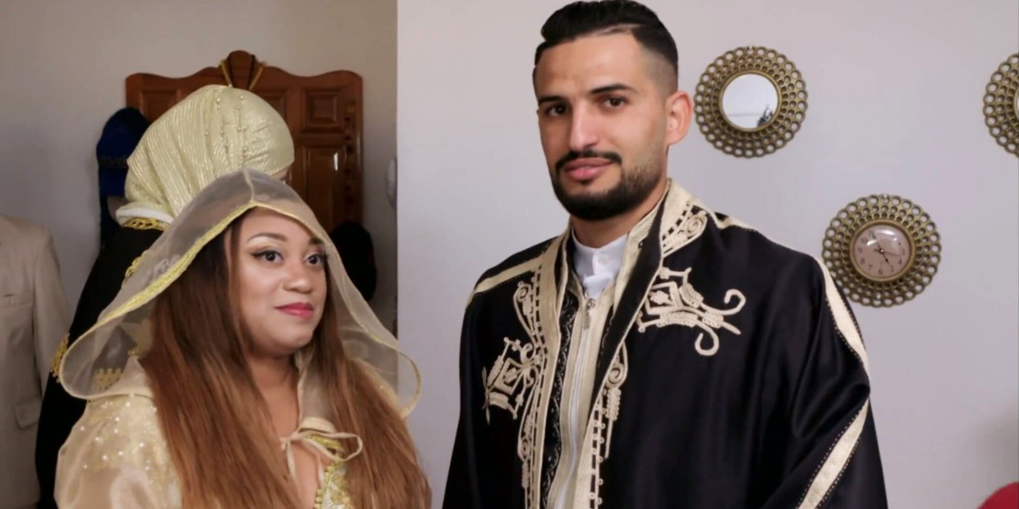 Memphis Smith and Hamza Moknii of 90 Day Fiance Before the 90 Days in wedding attire