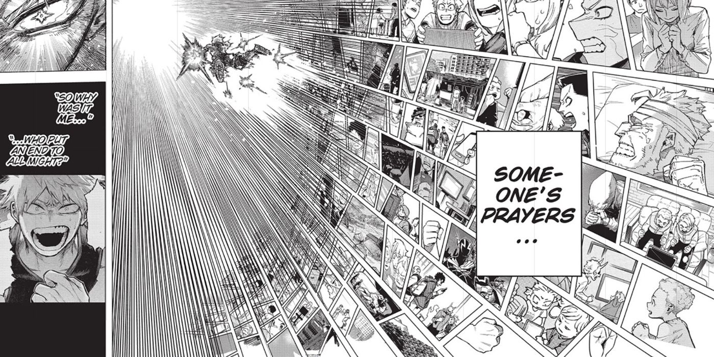 My Hero Academia: Bakugo blames himself for All Might.