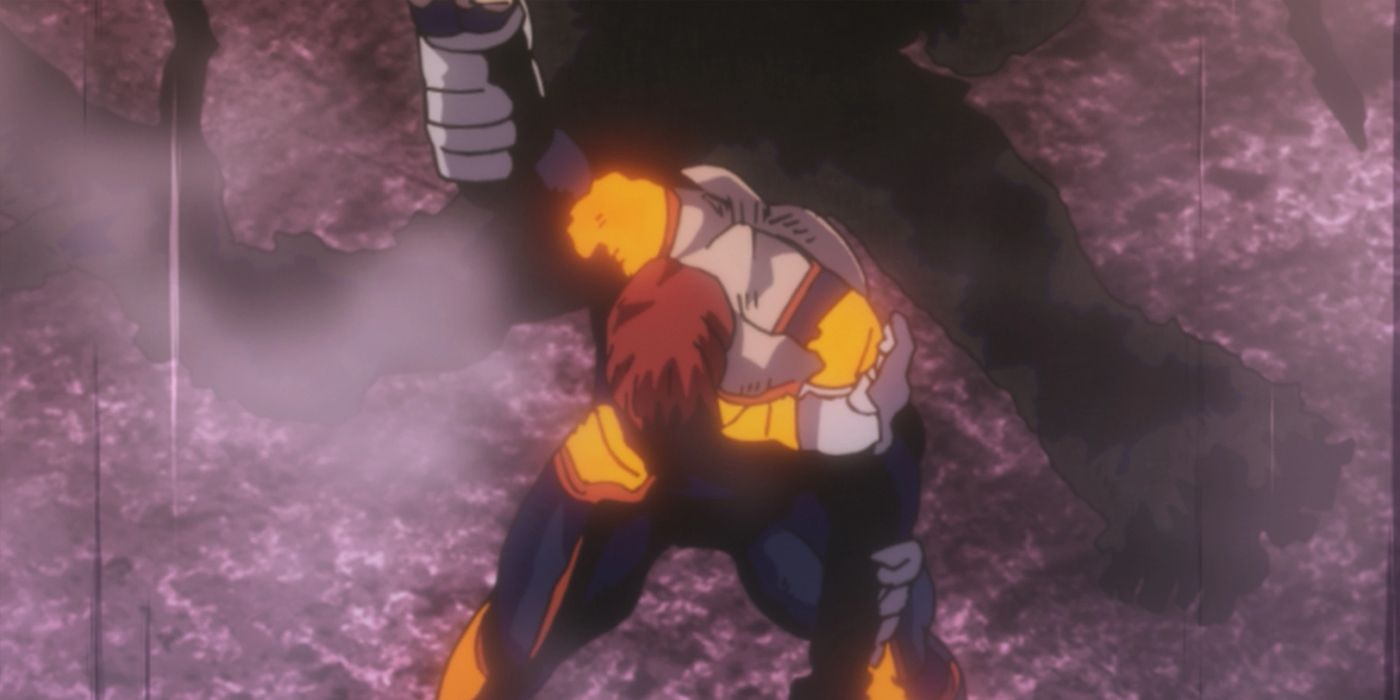 My Hero Academia: Endeavor is victorious over the High-End Nomu.