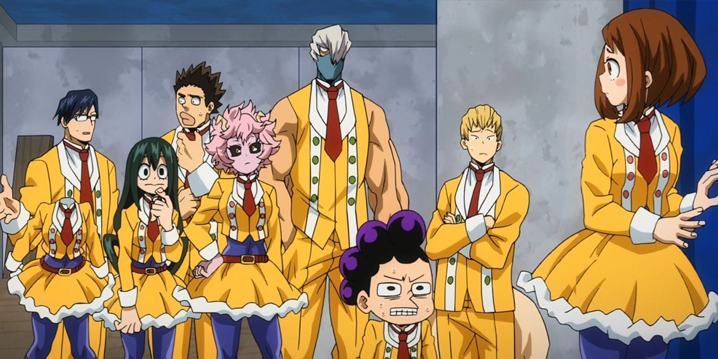 My Hero Academia: Class 1-A in costume for the festival.